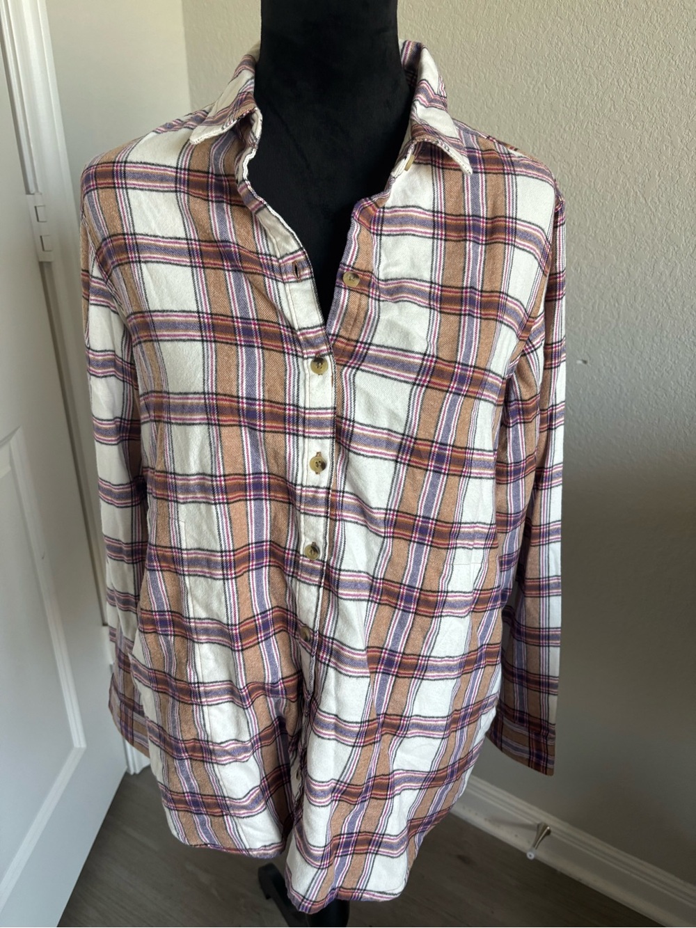 Jachs Girlfriend New York Women’s Oversized Button Down Shirt Size Small
